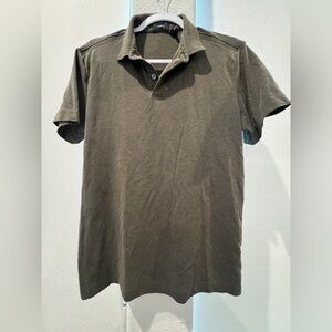 Theory polo olive green Sz S some pilling